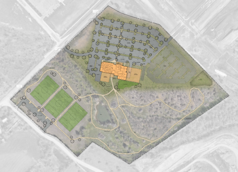 Future River City Church site plan
